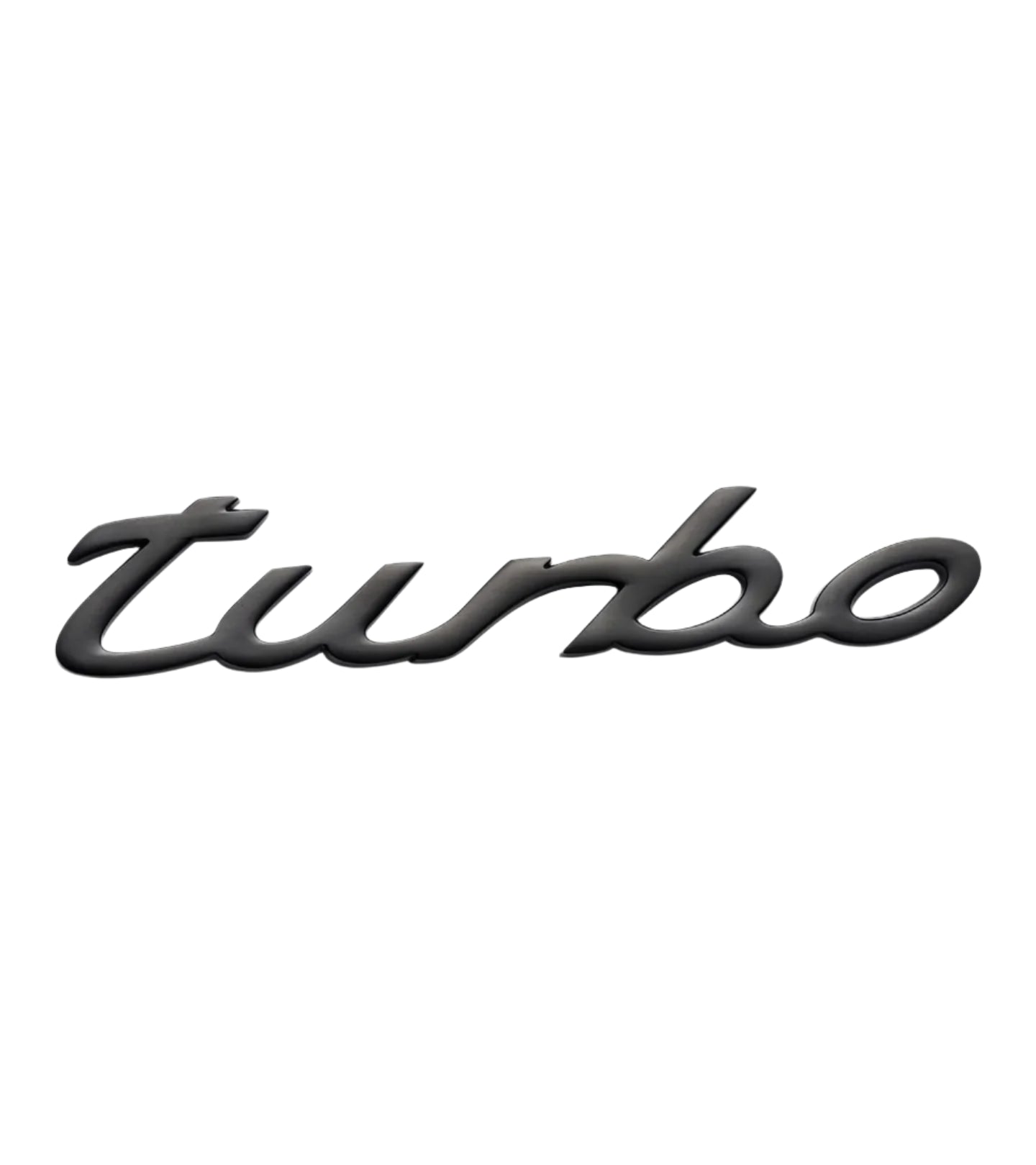Porsche Panamera Turbo Black Logo Two Piece Magnet Set