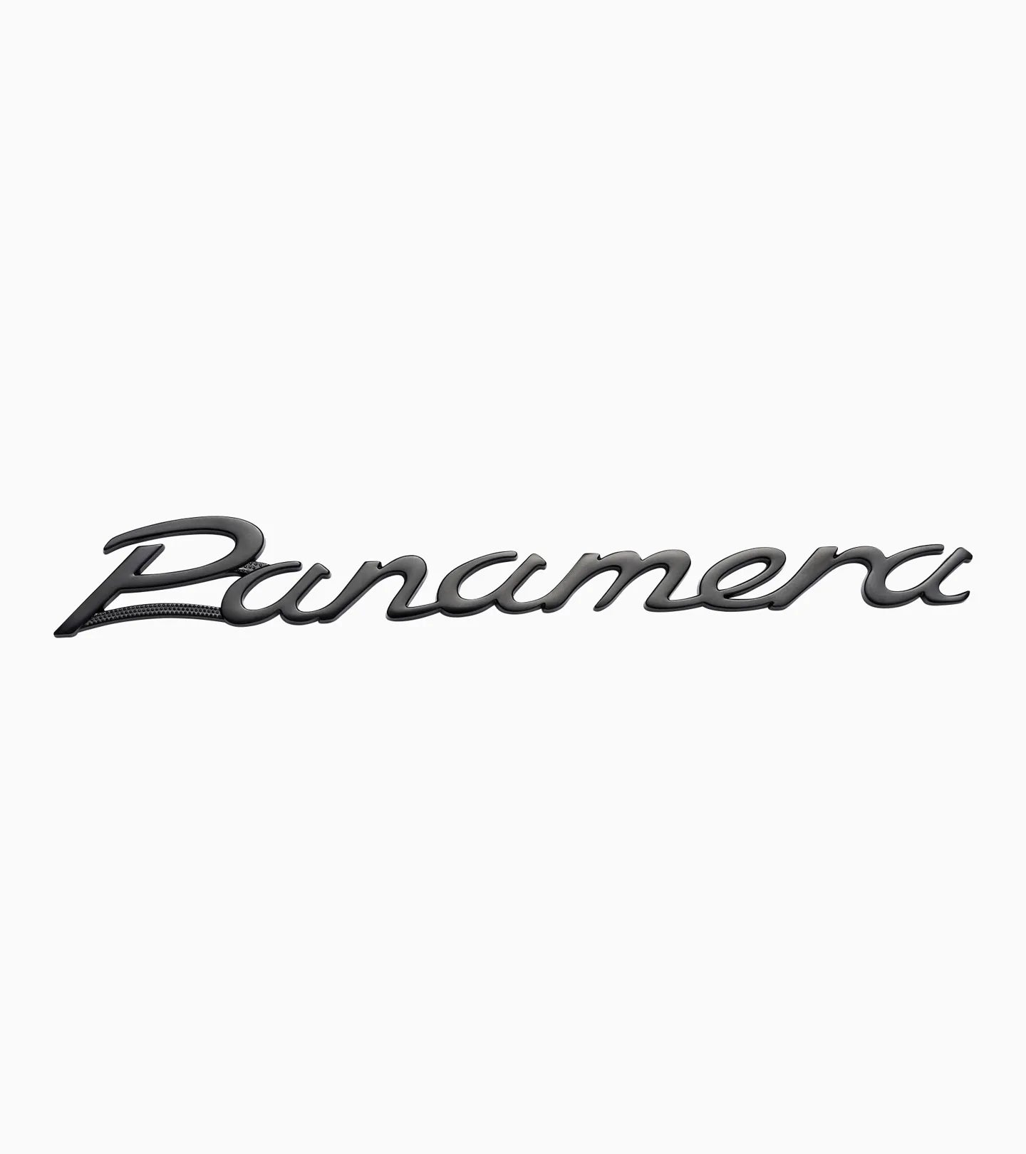 Porsche Panamera Turbo Black Logo Two Piece Magnet Set