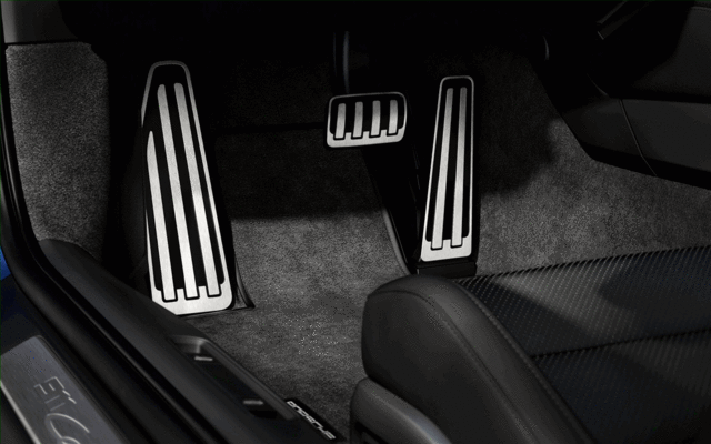 Porsche Pedals & Footrest In Aluminium - 992044701 - 911 65-89 992044701
