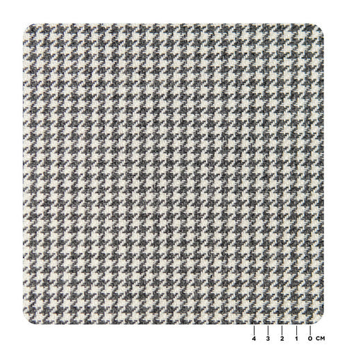 Porsche Pepita Fabric Houndstooth - Graphite & White 1 Meter MAT-HOU-GRA-WHT