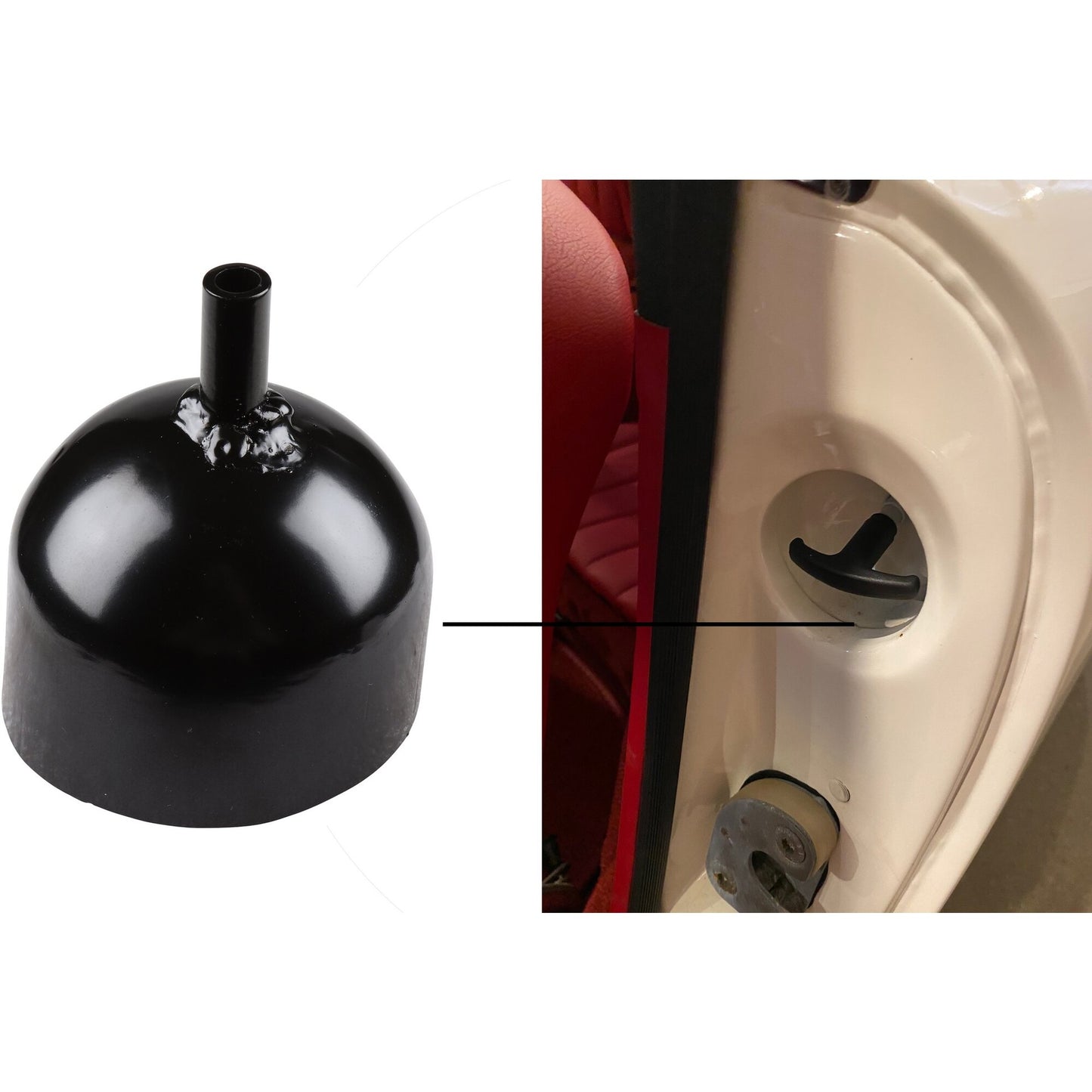 Porsche Pocket in Door Pillar - 911 65-68 - 912 65-68 DAN-911-502-041-00