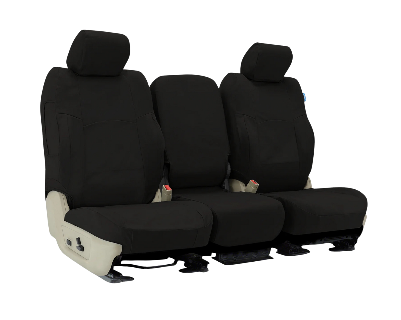 Porsche Polycotton Drill Seat Cover - Black