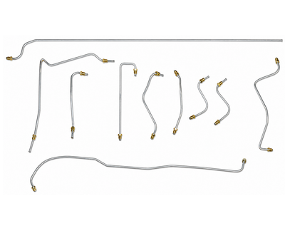 Porsche Pre-Bent Brake Line 10-Piece Kit - 911 - 912 | 1969-1973 SMC-355-700-10