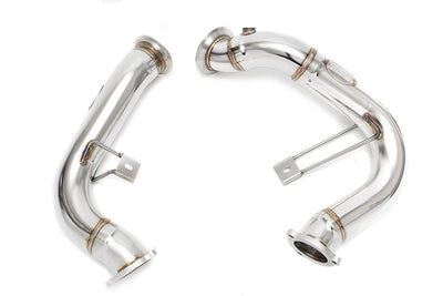 Porsche Primary Competition Link Pipe Downpipes - Macan | 2015-2018