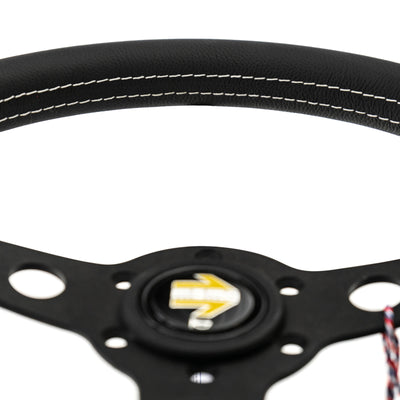 Porsche Prototipo Steering Wheel Black - 350mm MOMO-PROT-BLK