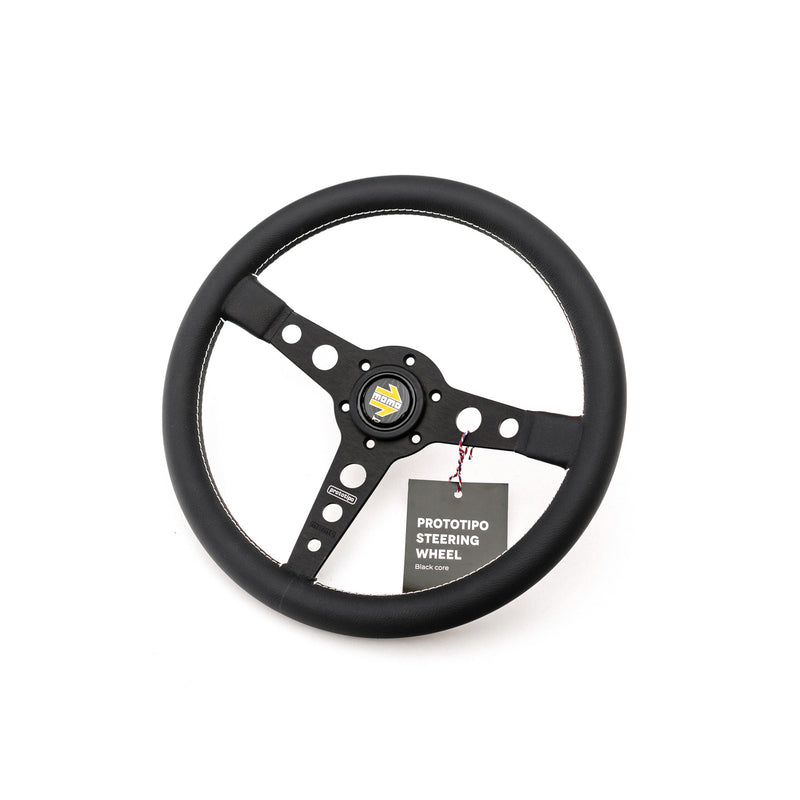 Porsche Prototipo Steering Wheel Black - 350mm MOMO-PROT-BLK