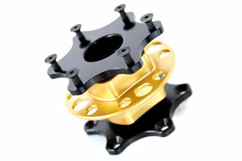 Porsche Quick Release Steering Hub - Gold RS-097G