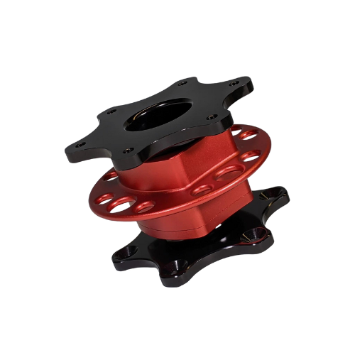 Porsche Quick Release Steering Hub - Red RS-097R