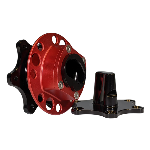 Porsche Quick Release Steering Hub - Red RS-097R