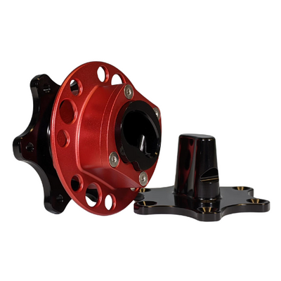Porsche Quick Release Steering Hub - Red RS-097R