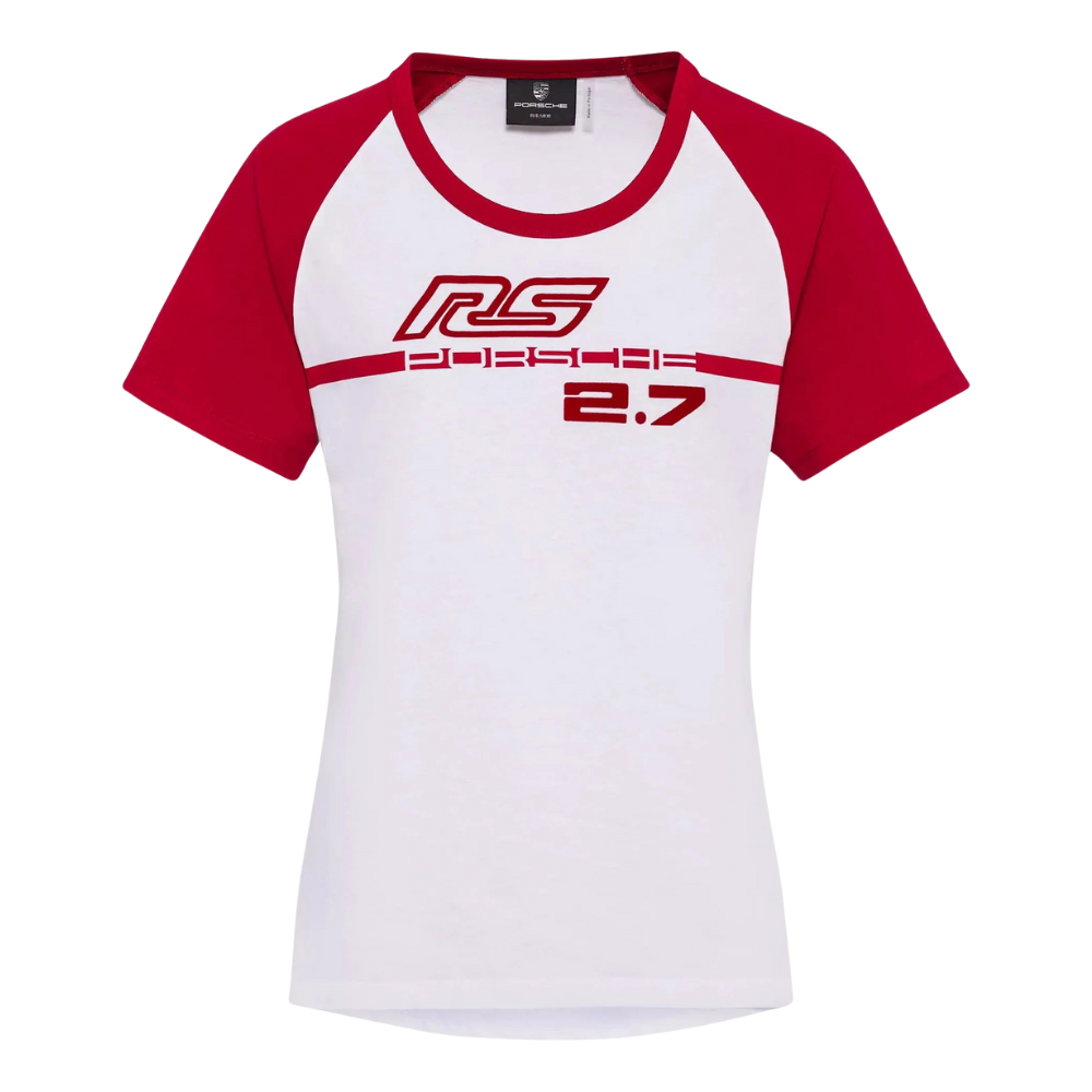 Porsche RS 2.7 Womens Pullover T-Shirt - White