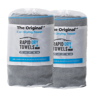 Porsche Rapid Dry Towels 2x Original 2.0 Car Drying Towels 00120DTX2