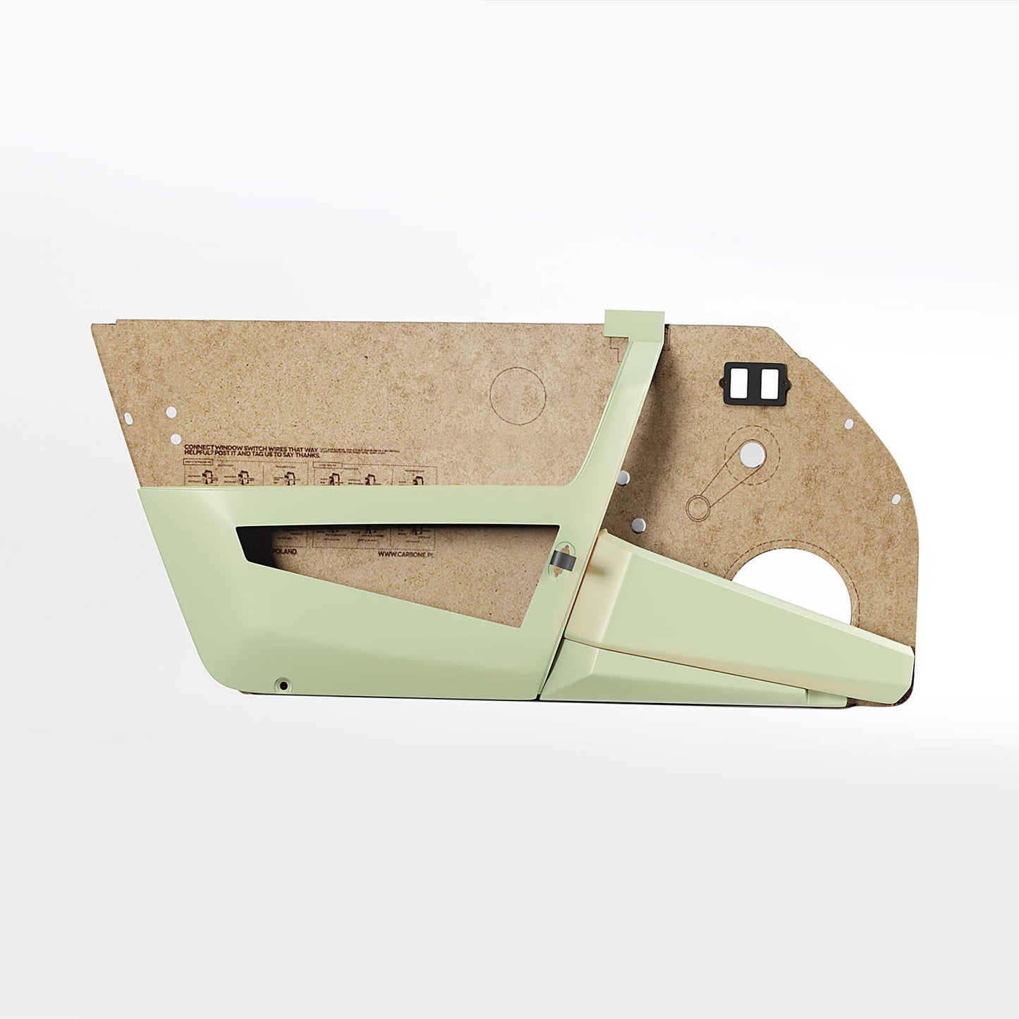 Porsche Raw Door Cards - 911 74-97 CB-DOOR-RAW