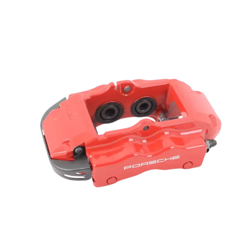 Porsche Rear Left Disc Brake Caliper - Red - Cayenne | 2007-2010 955-352-421-51