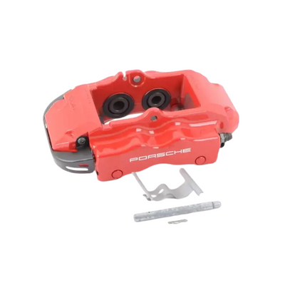 Porsche Rear Left Disc Brake Caliper - Red - Cayenne | 2007-2010 955-352-421-51