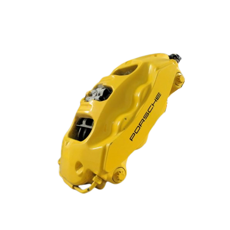 Porsche Rear Left Disc Brake Caliper - Yellow - Cayenne | 2008-2010 955-352-421-80