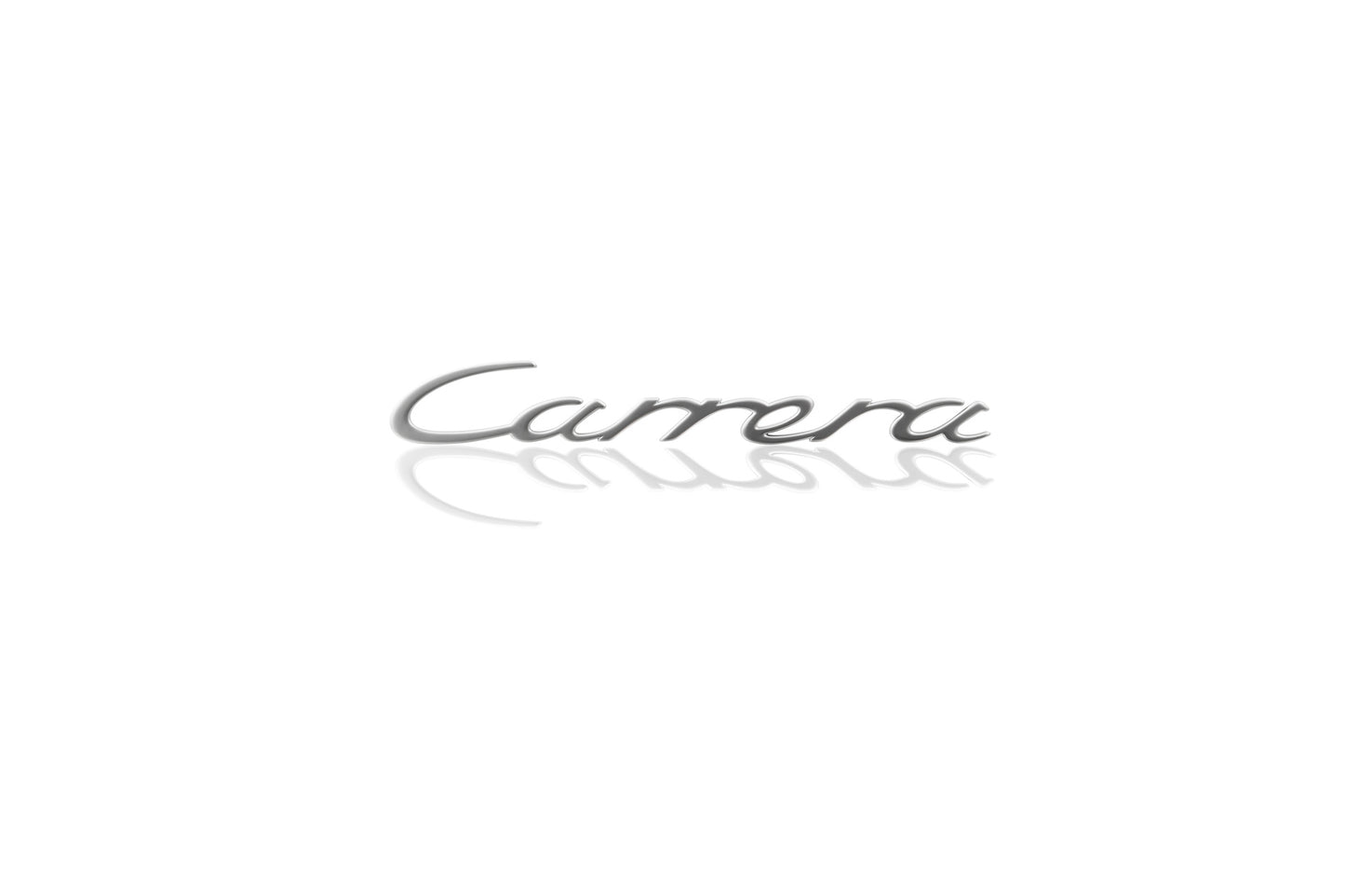 Porsche Rear Lid “Carrera” Logo Silver - 911 99-01 996-559-237-07-4PU