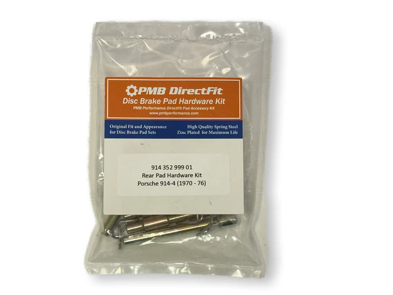 Porsche Rear Pad Hardware Kits - 914 70-76 914-352-999-01