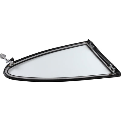 Porsche Rear Quarter Window Set - with Chrome Frame - Left - 911 67-76 1685300170