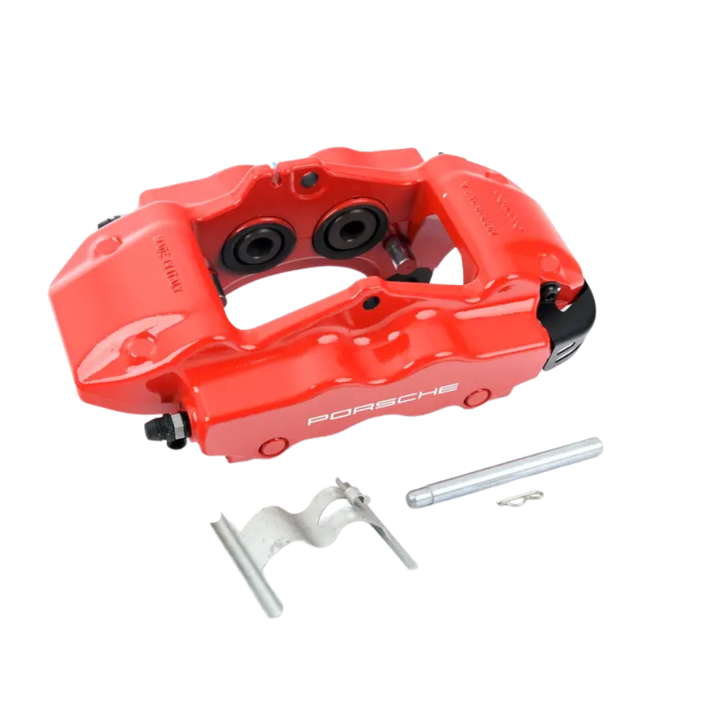 Porsche Rear Right Disc Brake Caliper - Red - Cayenne | 2003-2006 955-352-422-61