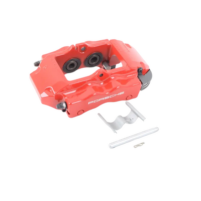 Porsche Rear Right Disc Brake Caliper - Red - Cayenne | 2007-2010 955-352-422-51