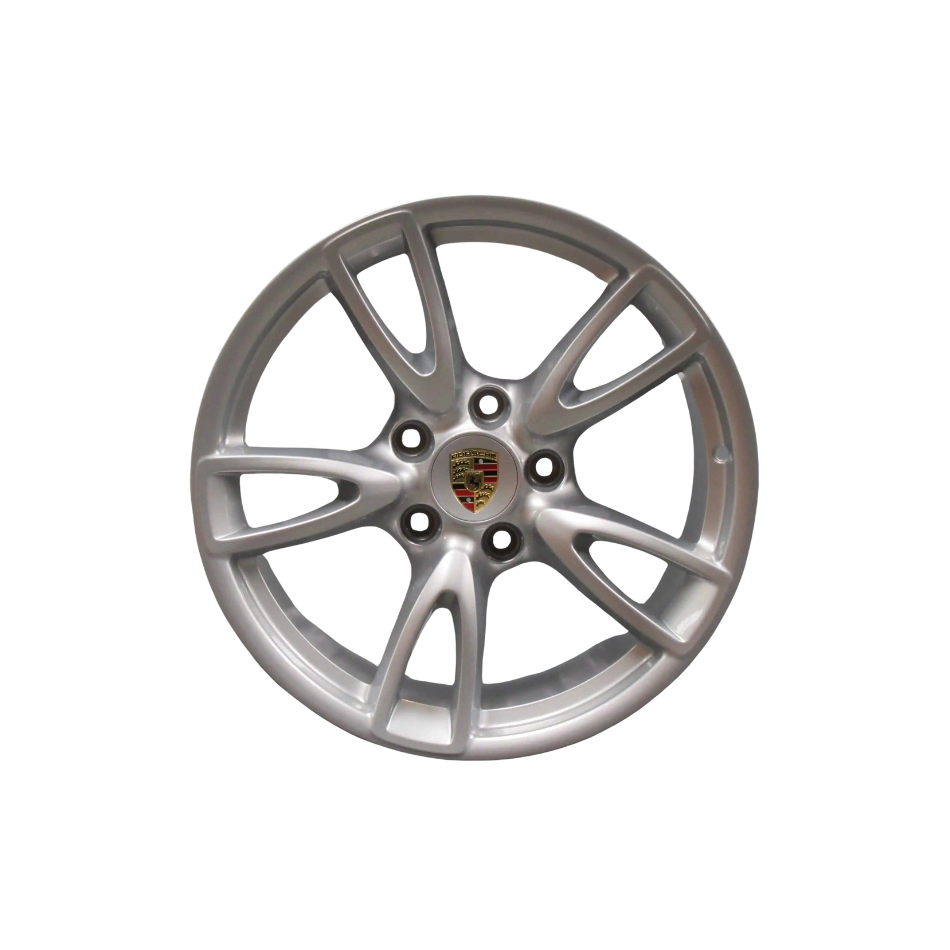 Porsche Rear Silver Alloy Wheel 10.5JX18 ET60 - 911 09-12 997-362-141-05