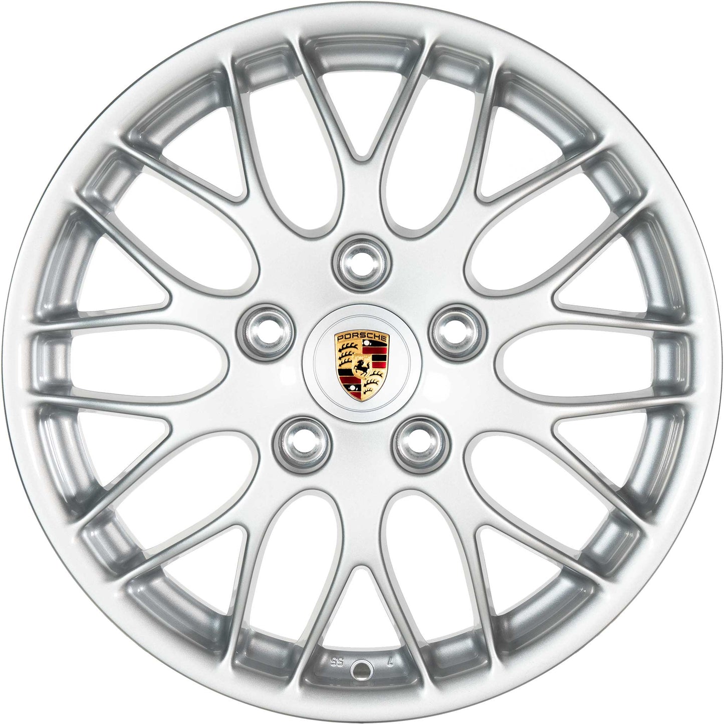 Porsche Rear Silver Alloy Wheel 8.5JX17 ET50 - Boxster 97-04 993-362-126-55