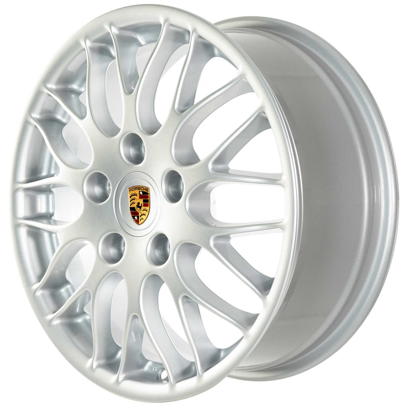 Porsche Rear Silver Alloy Wheel 8.5JX17 ET50 - Boxster 97-04 993-362-126-55