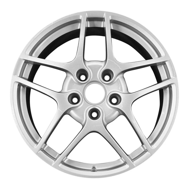 Porsche Rear Silver Alloy Wheel 9.5JX19 ET46 - Boxster/Cayman 09-12 997-362-159-05