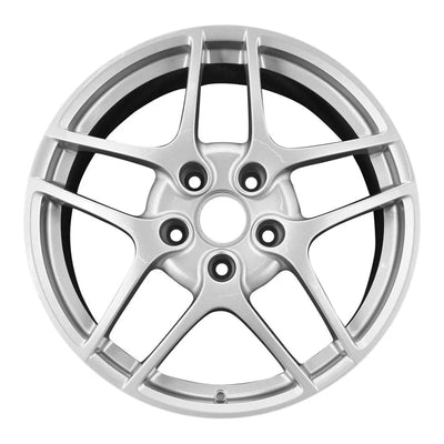 Porsche Rear Silver Alloy Wheel 9.5JX19 ET46 - Boxster/Cayman 09-12 997-362-159-05