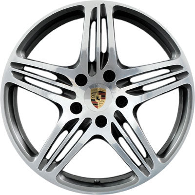 Porsche Rear Silver Alloy Wheel 9.5JX19 ET46 - Boxster/Cayman 05-12 997-362-158-08