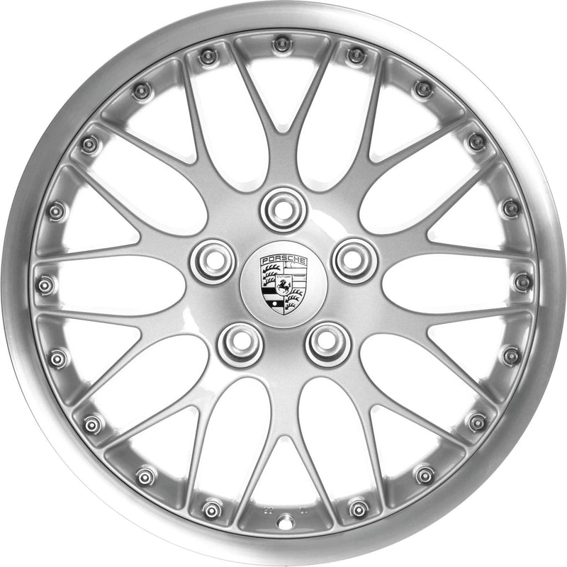 Porsche Rear Silver Alloy Wheel 9JX18 ET52 - 911/Boxster 85-12 993-362-138-50