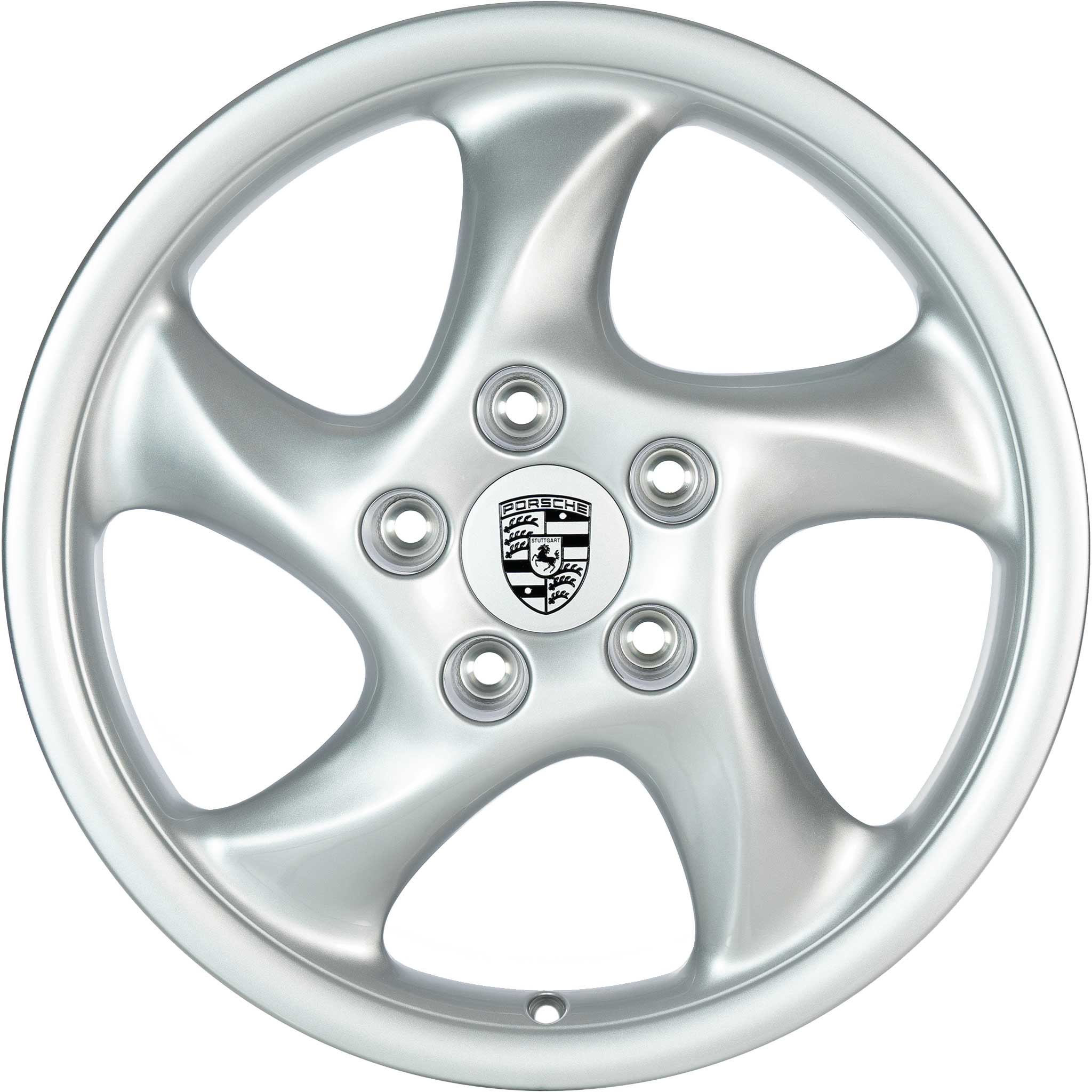 Porsche Rear Silver Alloy Wheel 9JX18 ET52 - Boxster 97-04 993-362