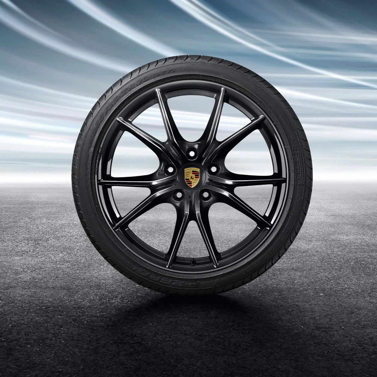 Porsche Rim Trim Strips Gray - 99204482057C40 - 991 - 992 12-23 99204482057C40