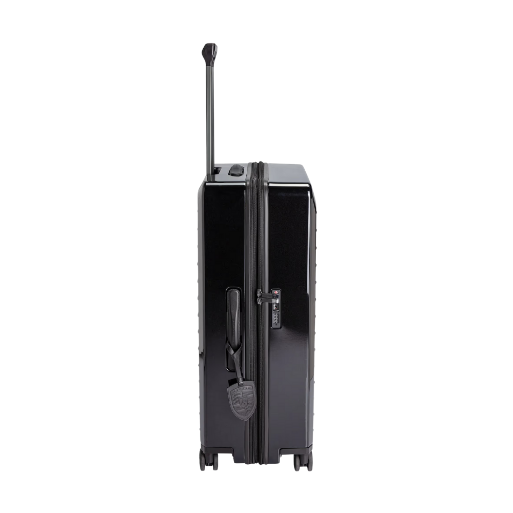 Porsche Roadster Large Hardcase Trolley - Black Metallic