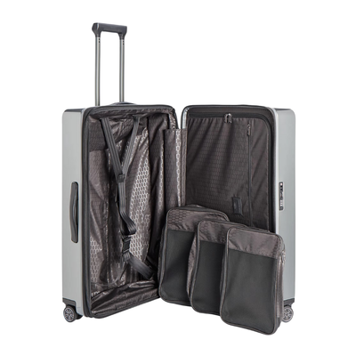Porsche Roadster Large Hardcase Trolley - Grey Metallic