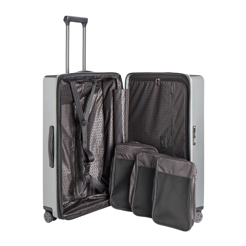 Porsche Roadster Large Hardcase Trolley - Grey Metallic