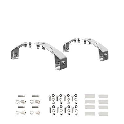 Porsche Roof Rack Clamps Silver - 911/912/930/912E 65-94