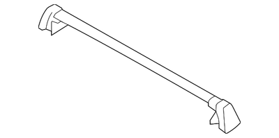 Porsche Roof Transport System Main Support - 95B04480220 - Macan 15-23 95B04480220