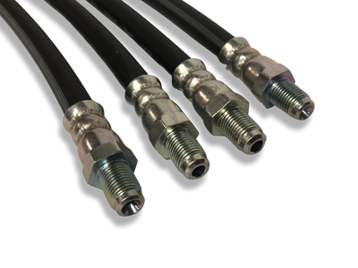 Porsche Rubber Brake Lines Set of 4 - 356B - 356C 60-65 695-355-700-00