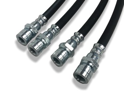 Porsche Rubber Brake Lines Set of 4 - 911 65-68 - 912 65-68 901-355-700-00
