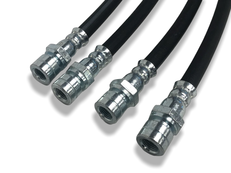 Porsche Rubber Brake Lines Set of 4 - 911 65-68 - 912 65-68 901-355-700-00