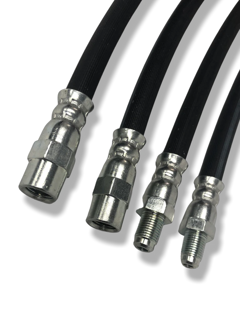 Porsche Rubber Brake Lines Set of 4 - 911 65-68 - 912 65-68 901-355-700-00