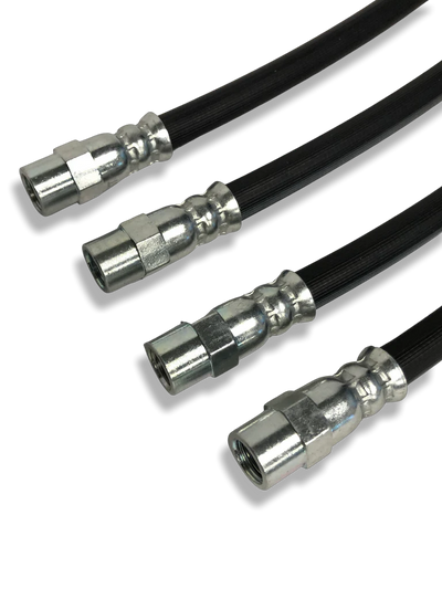 Porsche Rubber Brake Lines Set of 4 - 911 69-83 - 912E 76 911-355-700-00