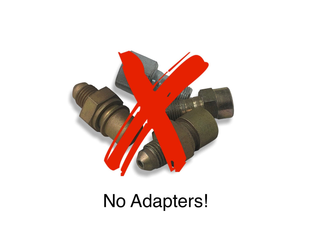 Porsche Rubber Brake Lines Set of 4 - 914 70-72 - 914-6 70-72 914-355-700-00