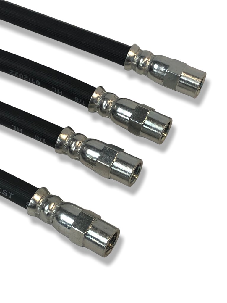 Porsche Rubber Brake Lines Set of 4 - 914 70-72 - 914-6 70-72 914-355-700-00