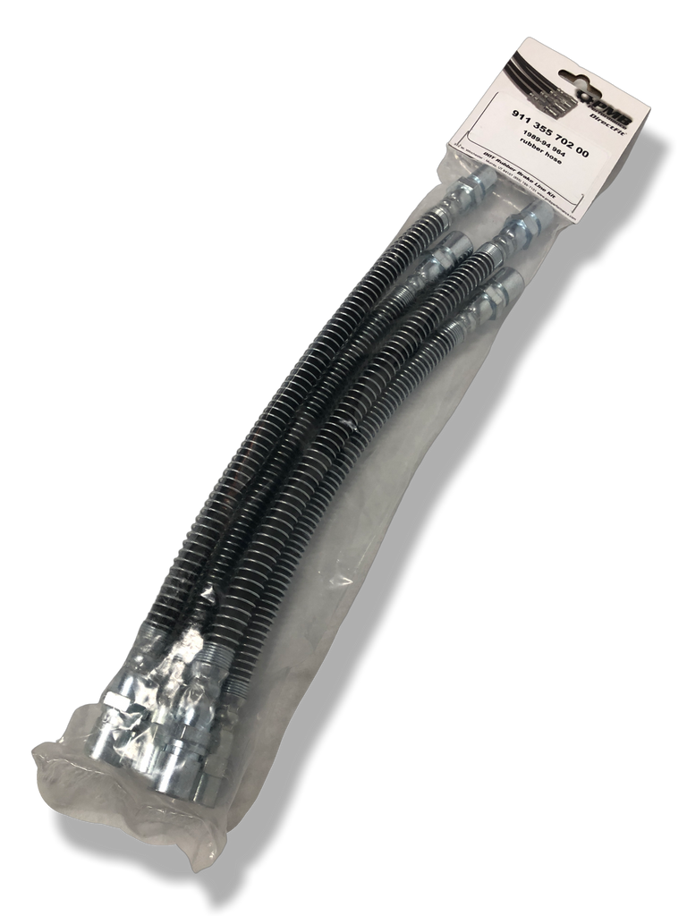 Porsche Rubber Brake Lines Set of 4 - 964 89-94 911-355-702-00