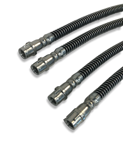 Porsche Rubber Brake Lines - Set of 4 - Boxster 12-16 - Cayman 12-16 982-351-700-01