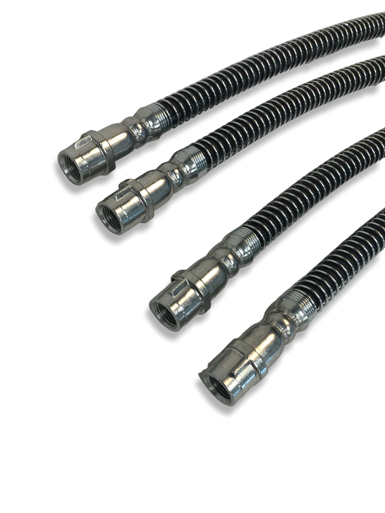Porsche Rubber Brake Lines - Set of 4 - Boxster 12-16 - Cayman 12-16 982-351-700-01