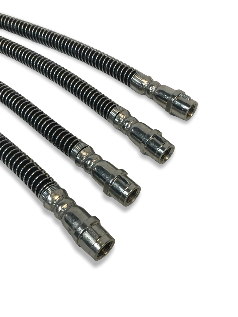 Porsche Rubber Brake Lines - Set of 4 - Boxster 12-16 - Cayman 12-16 982-351-700-01